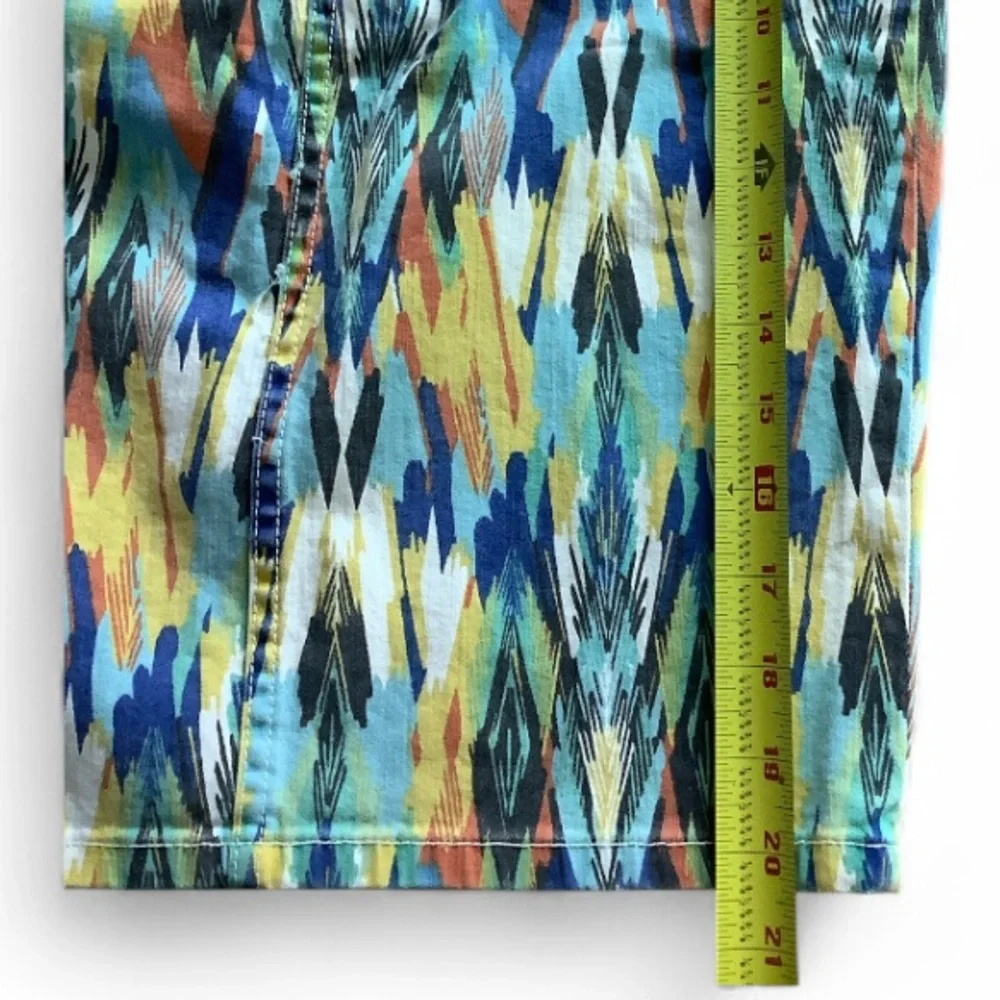 Anthropologie x Current Elliott Multicolor Stiletto Pencil Skirt Size 27 NWT